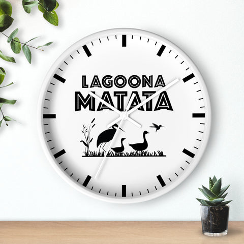 Lagoon Matata Wall Clock