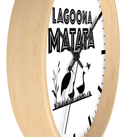 Lagoon Matata Wall Clock