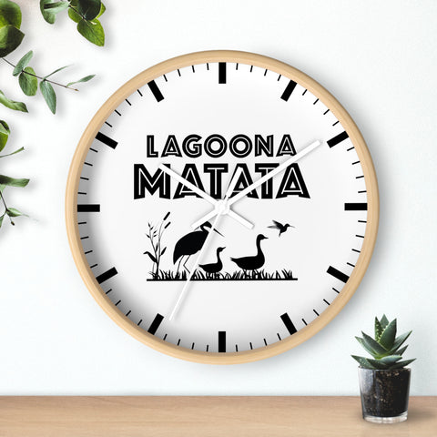 Lagoon Matata Wall Clock