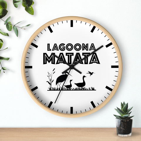 Lagoon Matata Wall Clock