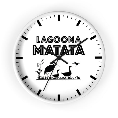 Lagoon Matata Wall Clock