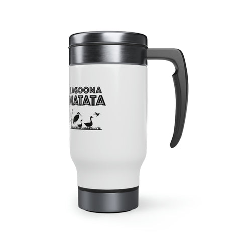 Lagoona Matata Stainless Steel Travel Mug with Handle, 14oz