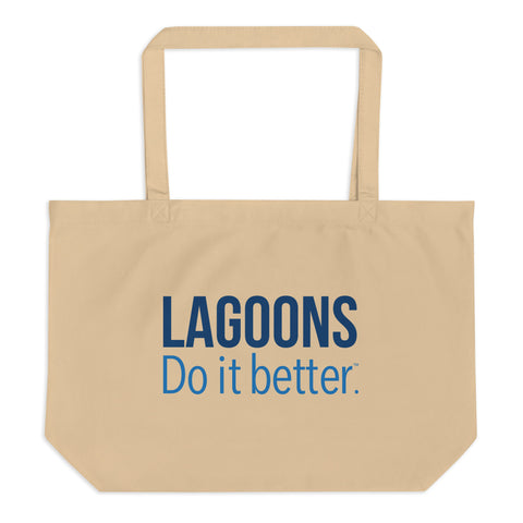 Lagoons Do It Better Large Organic Tote Bag